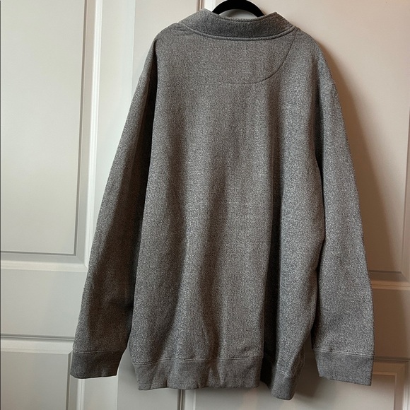 Sonoma Men's Heather Gray Zip-Up Sweater 4XB - Picture 4 of 6